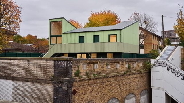 This building can be flat-packed like an Ikea bookshelf and moved to a new location