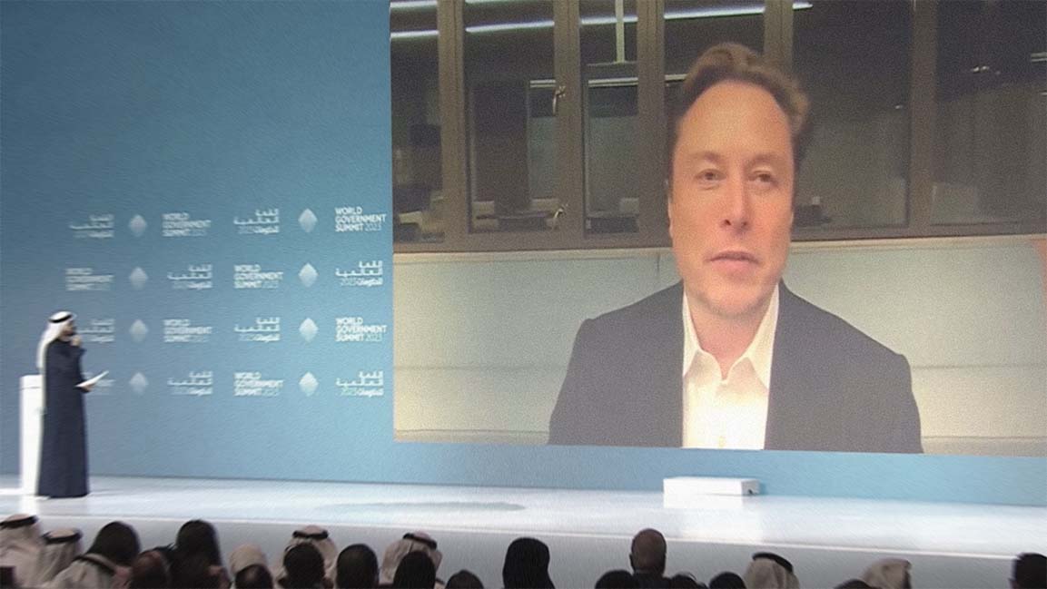 Slow down AI for safety, warns Elon Musk at WGS in Dubai