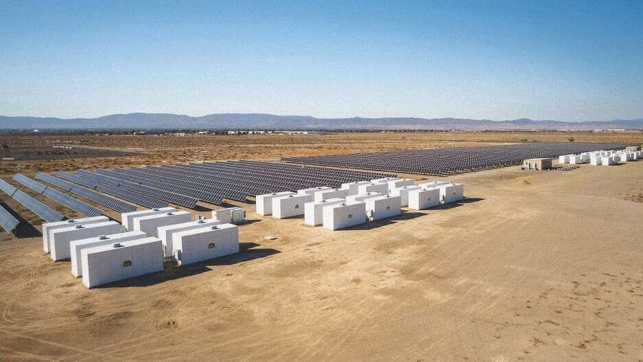 These old EV batteries now store solar power for the grid