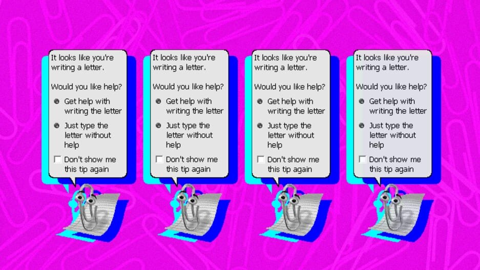 Why the ghost of Clippy haunts today’s AI chatbots