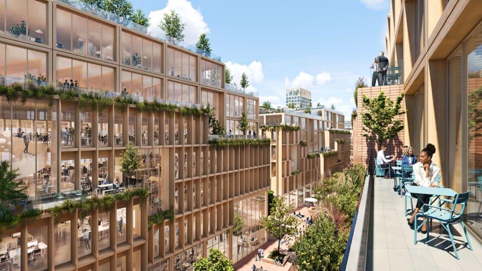 The largest ‘wooden city’ in the world is going up in Stockholm