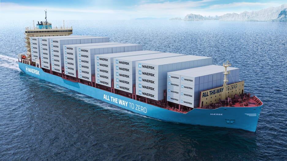 The first cargo ship running on green methanol is setting sail