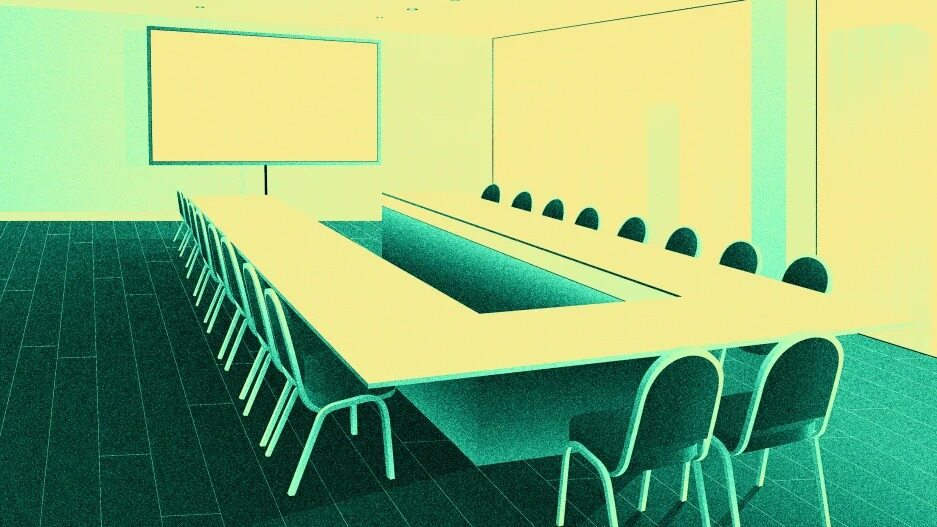 What oddly shaped conference room tables tell us about the future of work