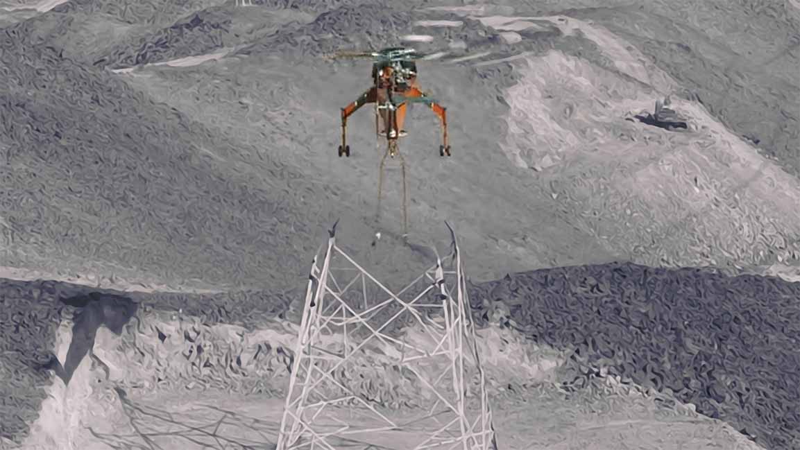 NEOM is using helicopters to speed up construction, and offset environmental impact