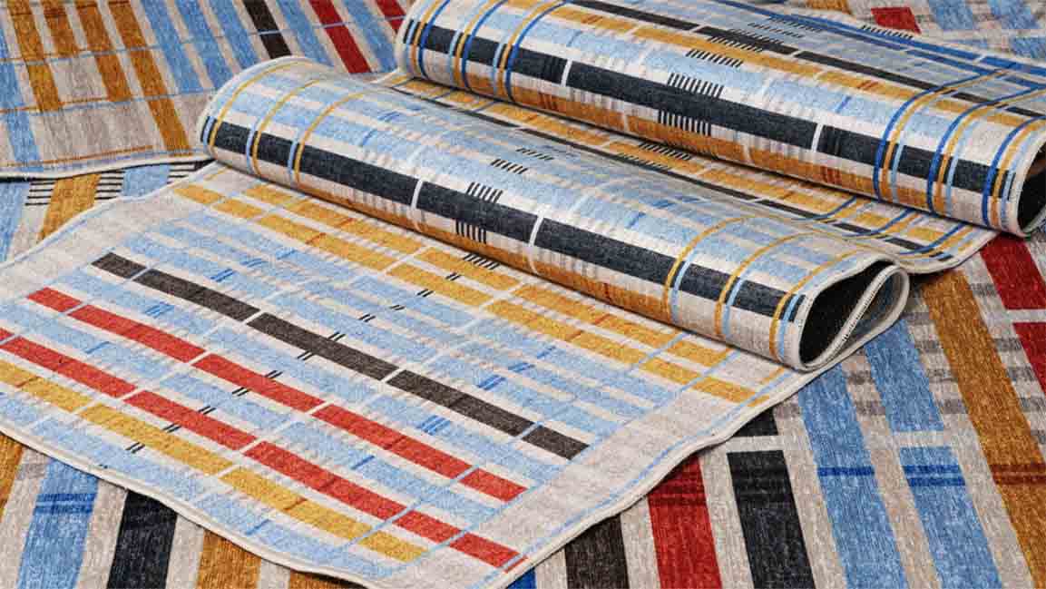 These gorgeous rugs are actually a data set hidden in plain sight