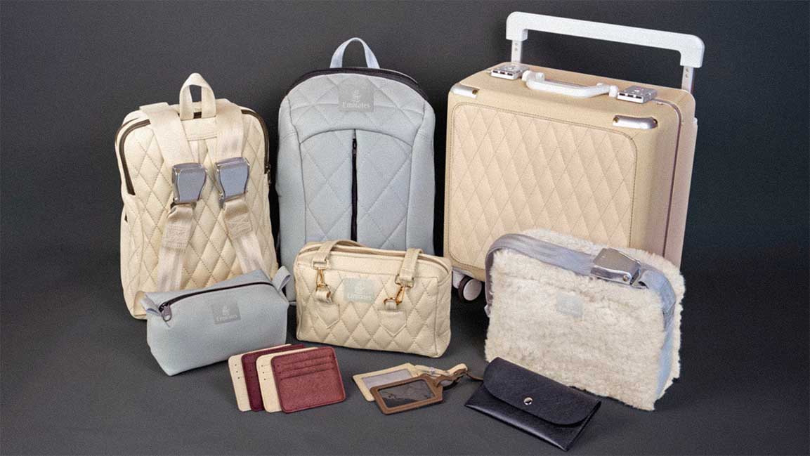 Emirates launches upcycled luggage collection using A380 materials