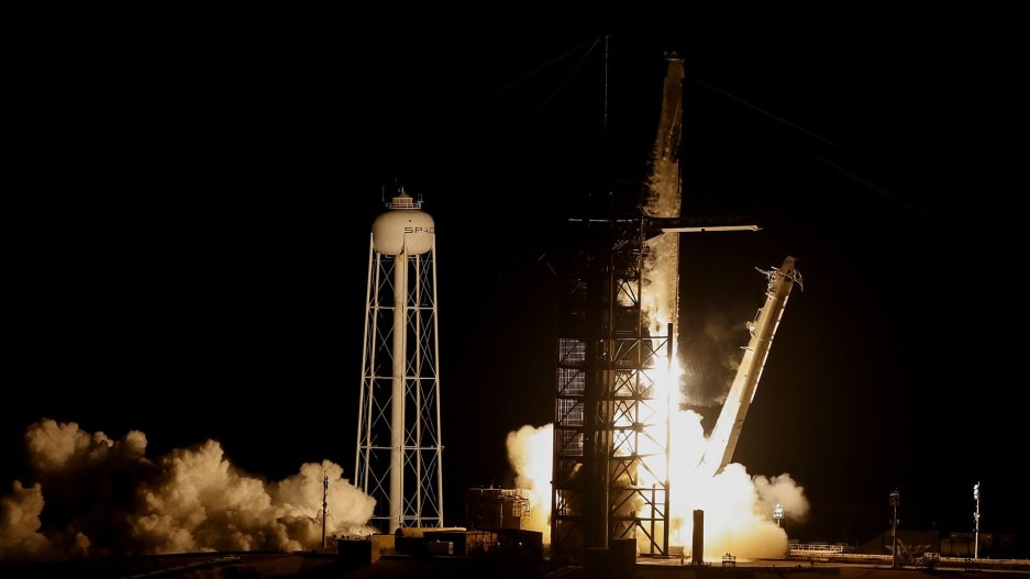 Elon Musk’s SpaceX launches Crew 8 into orbit