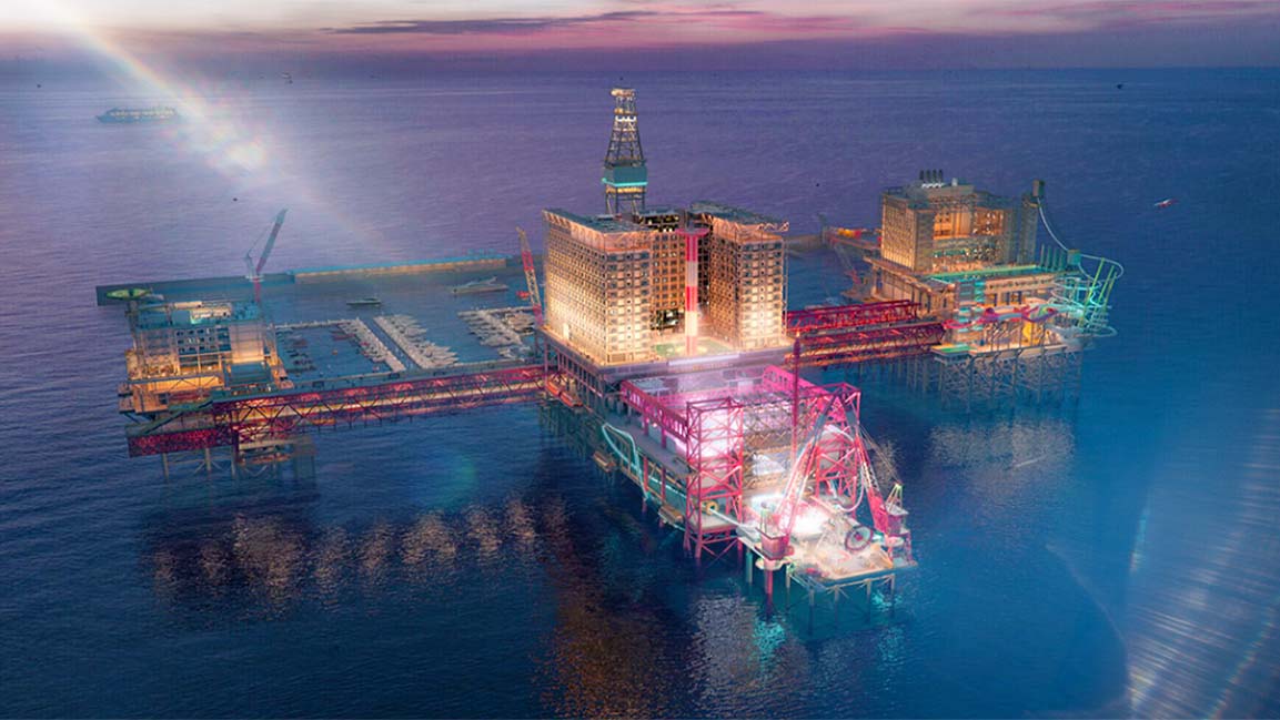 Saudi Arabia is building a $5 billion offshore theme park