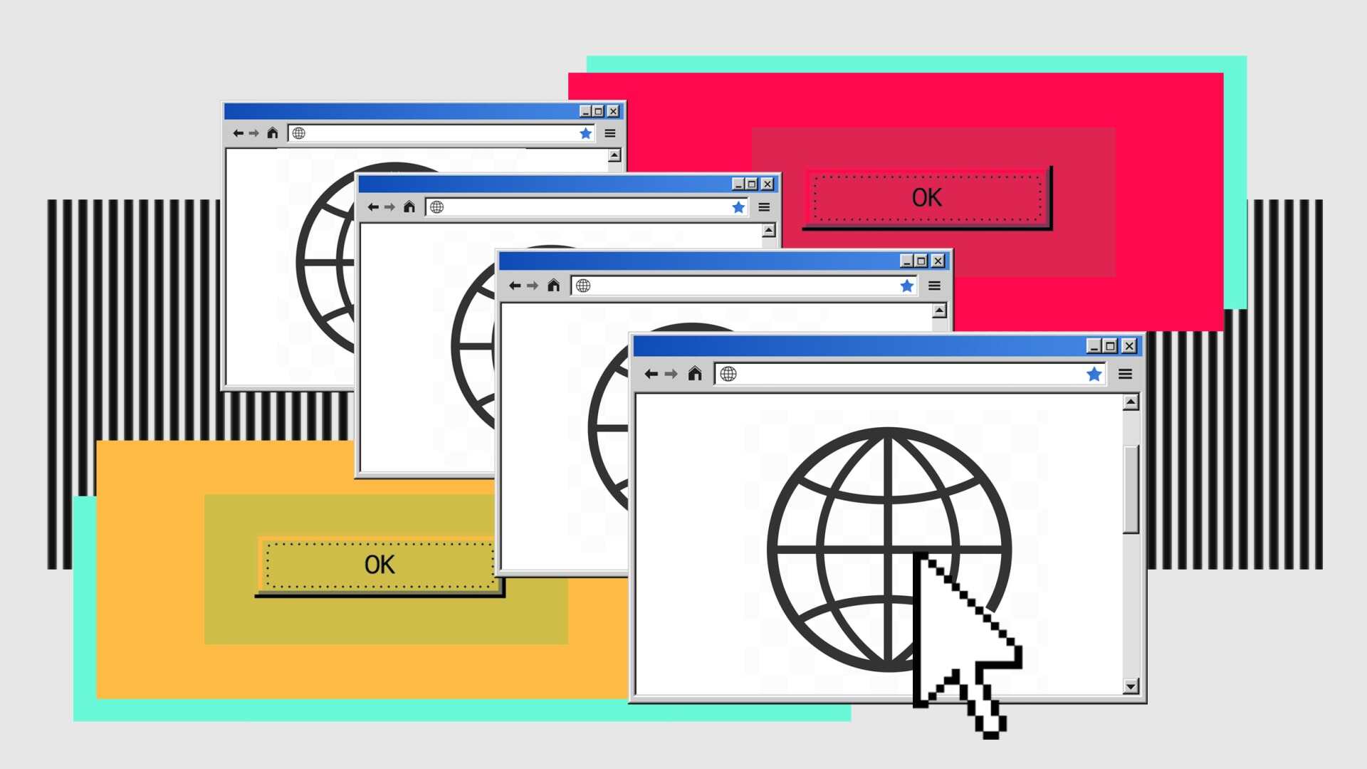 What the web looked like in 1994, the year it became the internet