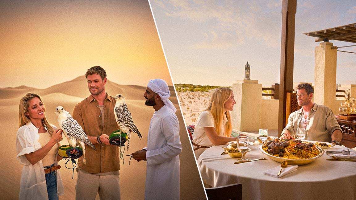 Chris Hemsworth and Elsa Pataky team up with Experience Abu Dhabi to promote tourism