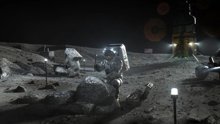 How will the moon’s resources be managed?